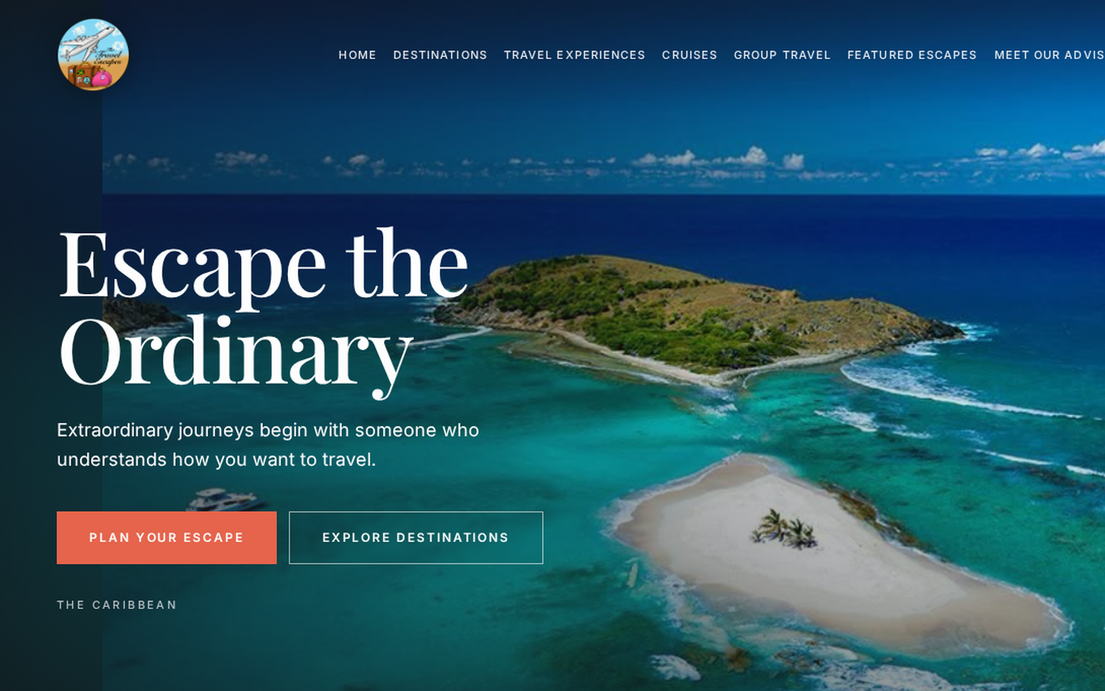 The Travel Escapes — Travel Website Development