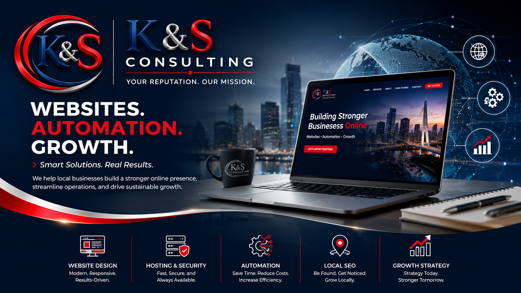 K&S Consulting — Websites. Automation. Growth. Smart Solutions. Real Results.